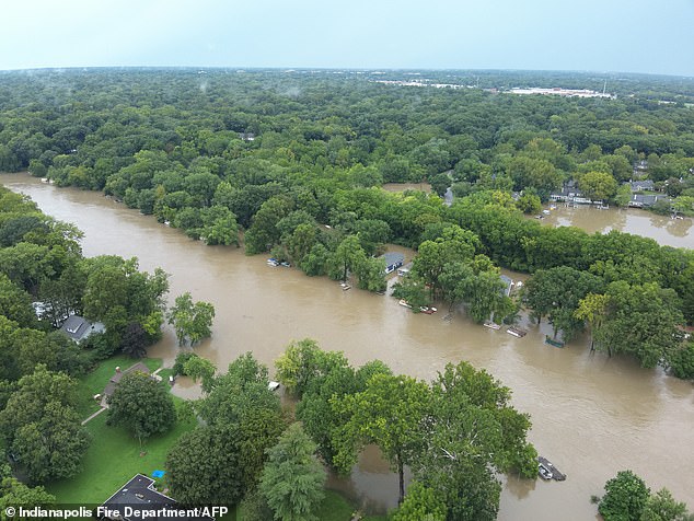 Indiana has been hammered over the past week by heavy rains, resulting in rivers reaching record levels and sending residents in search of higher ground
