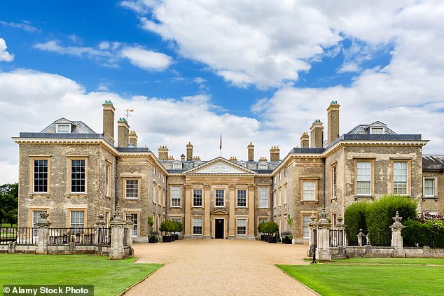 The front of Althorp house, seat of Earl Spencer and childhood home of Diana Princess of Wales