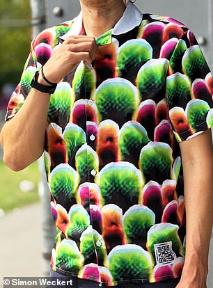 Although the shirt may hide you from a machine, it is unlikely to help you blend into a crowd