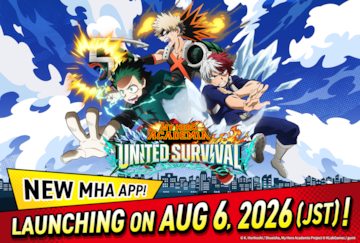 "New "My Hero Academia" Game App "My Hero Academia UNITED SURVIVAL" Set for August 6 Launch! Global Pre-Registrations Surpass 500,000!"