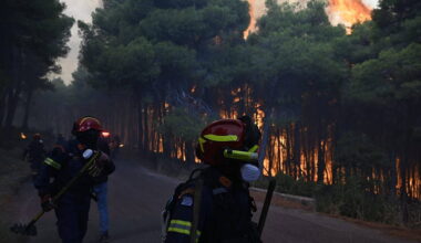 Europe’s wildfire crisis eases in west as danger shifts east to Greece
