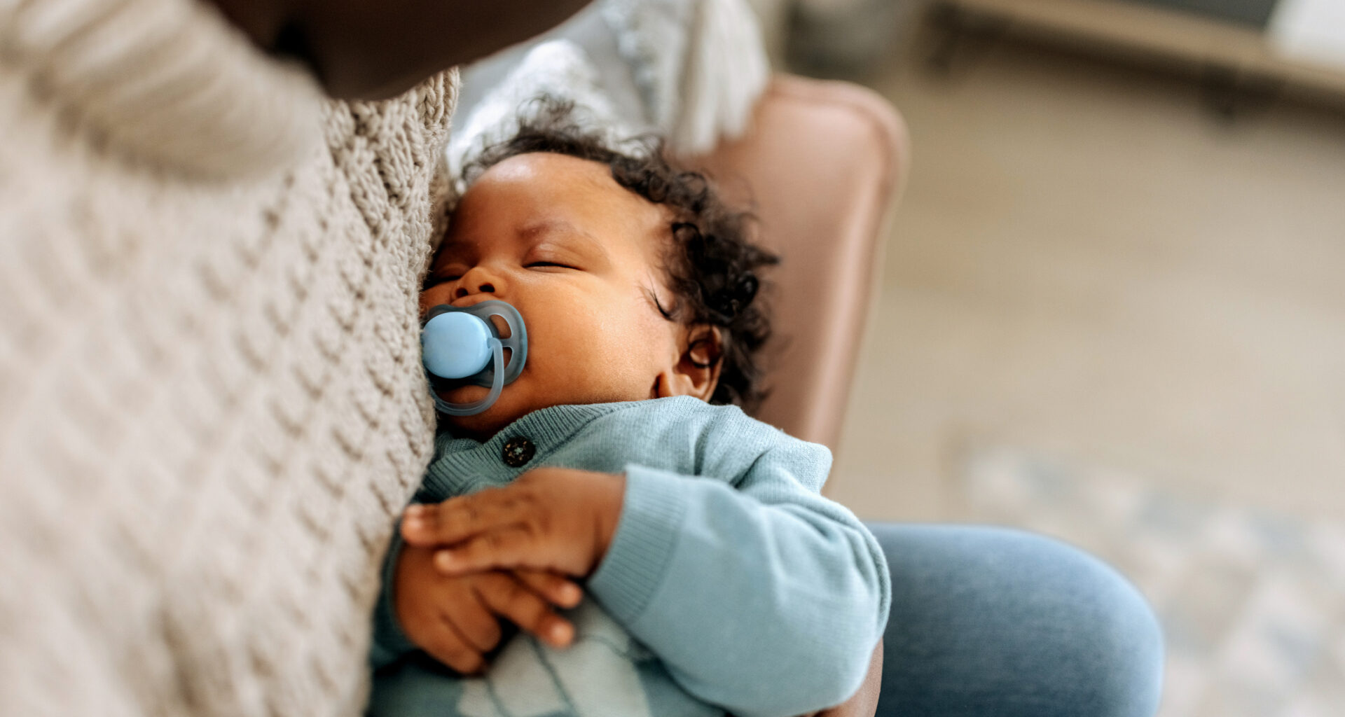 A sleeping baby.