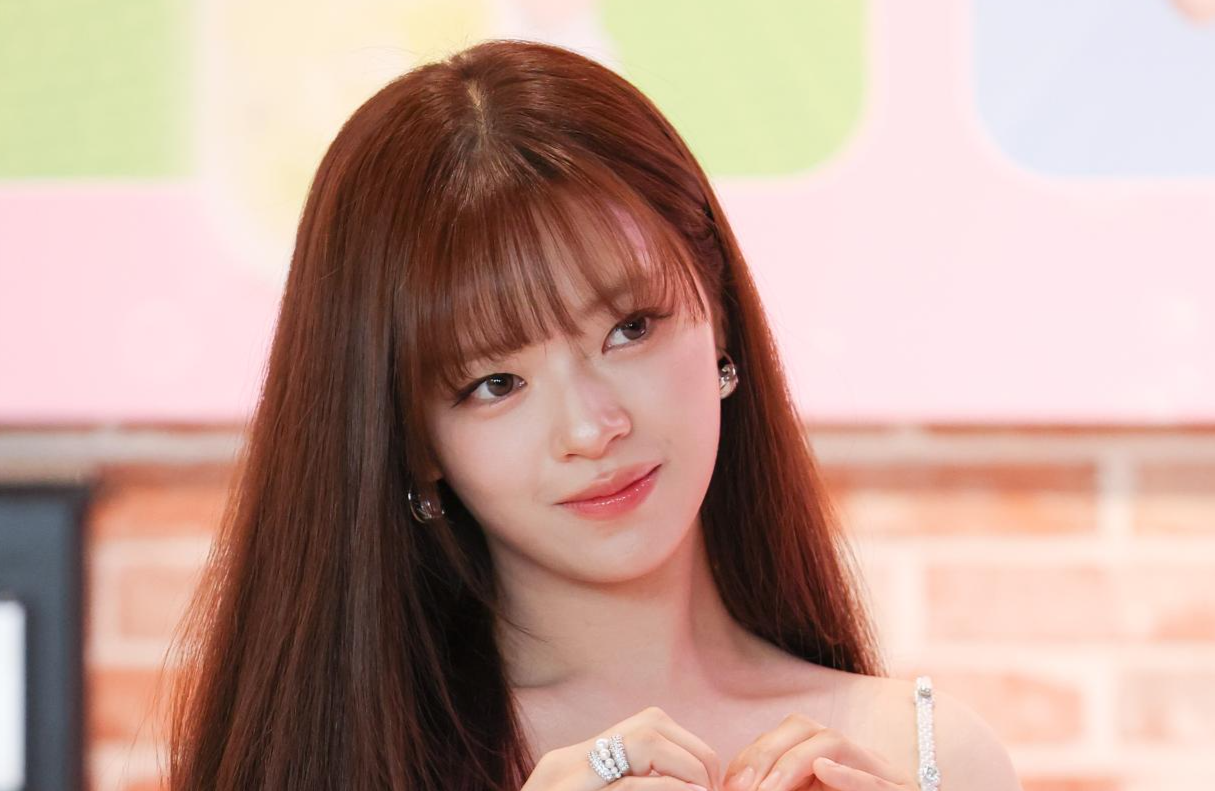 Jeongyeon, member of the K-pop girl group TWICE, attends a promotional event in Seoul, June 18. Yonhap