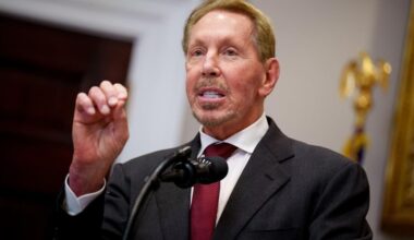 Larry Ellison Tops Jensen Huang As World’s 7th-Wealthiest Person