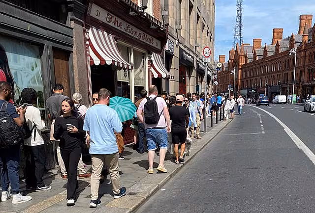 Queue in Dublin to buy glasses to view the eclipse