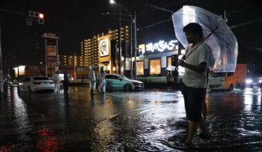 Heavy rain causes deadly flooding near Tokyo and strands travellers