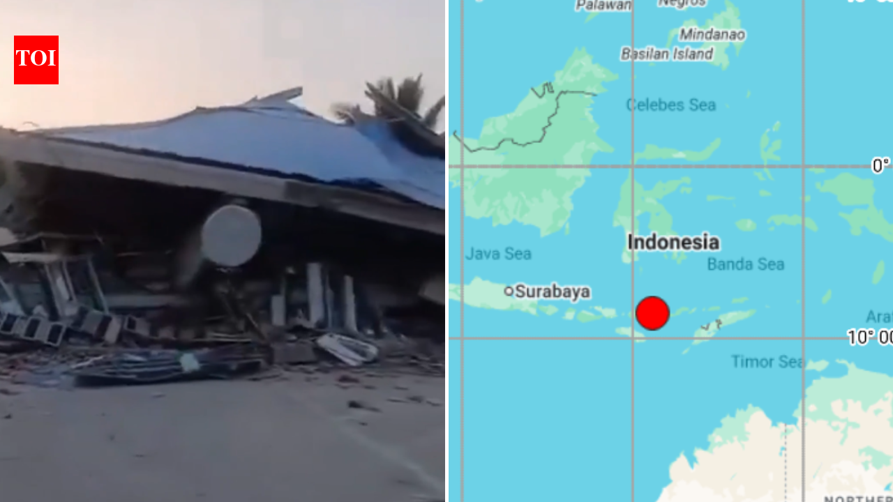 7.7 magnitude earthquake strikes off the coast of Indonesia