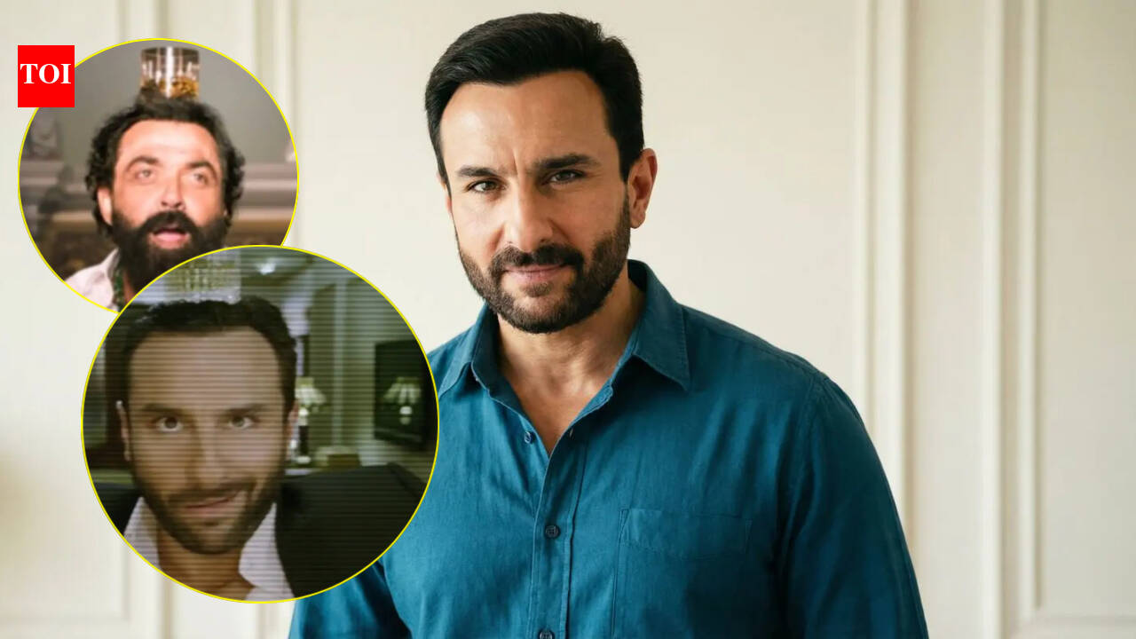 Saif Ali Khan says he did the iconic whisky-glass dance before Bobby Deol in 'Animal': 'It was trendsetter'