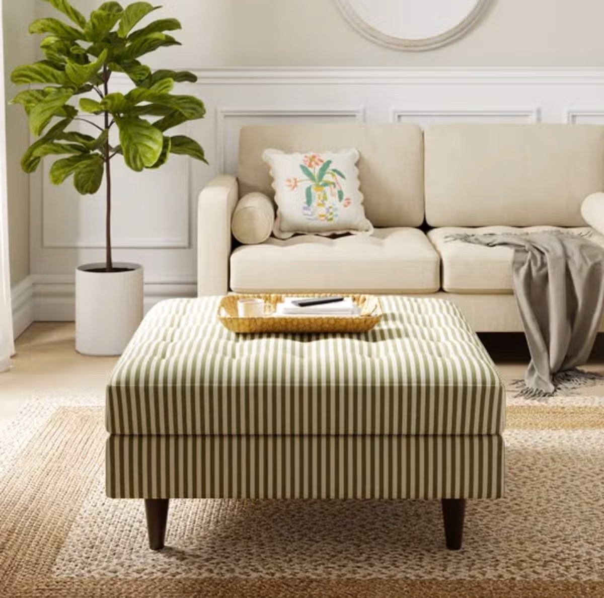 Shoppers have been praising the 'huge storage footstool'