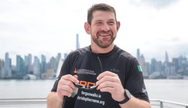 Irishman told he had 5% chance of walking again sets out on charity trek across US