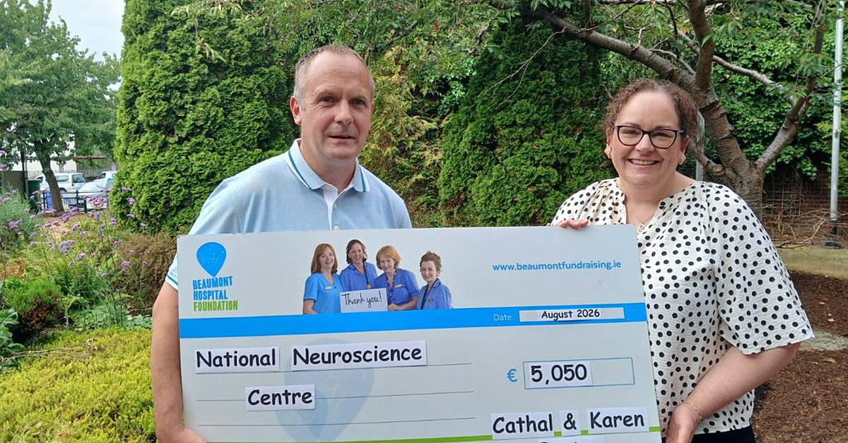 Carndonagh man gives back to hospitals after brain injury