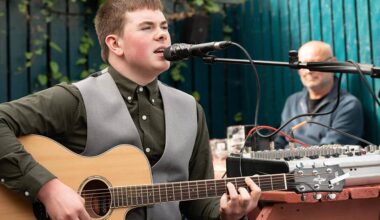 Young busking champ donates prizemoney to help save Rory Gallagher Festival