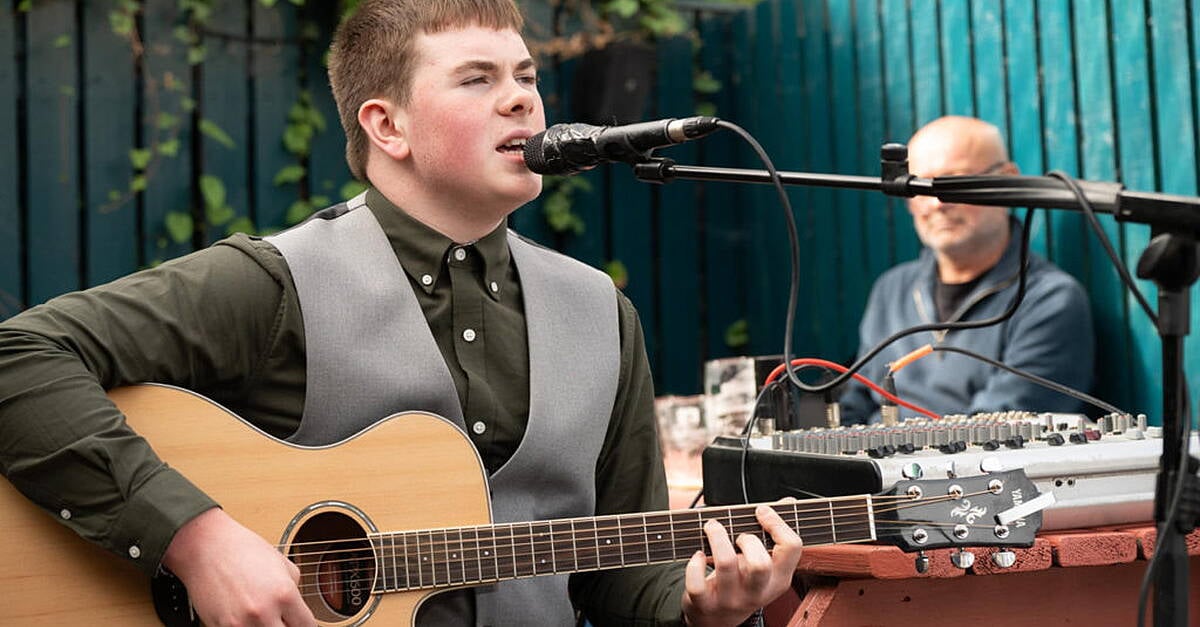 Young busking champ donates prizemoney to help save Rory Gallagher Festival
