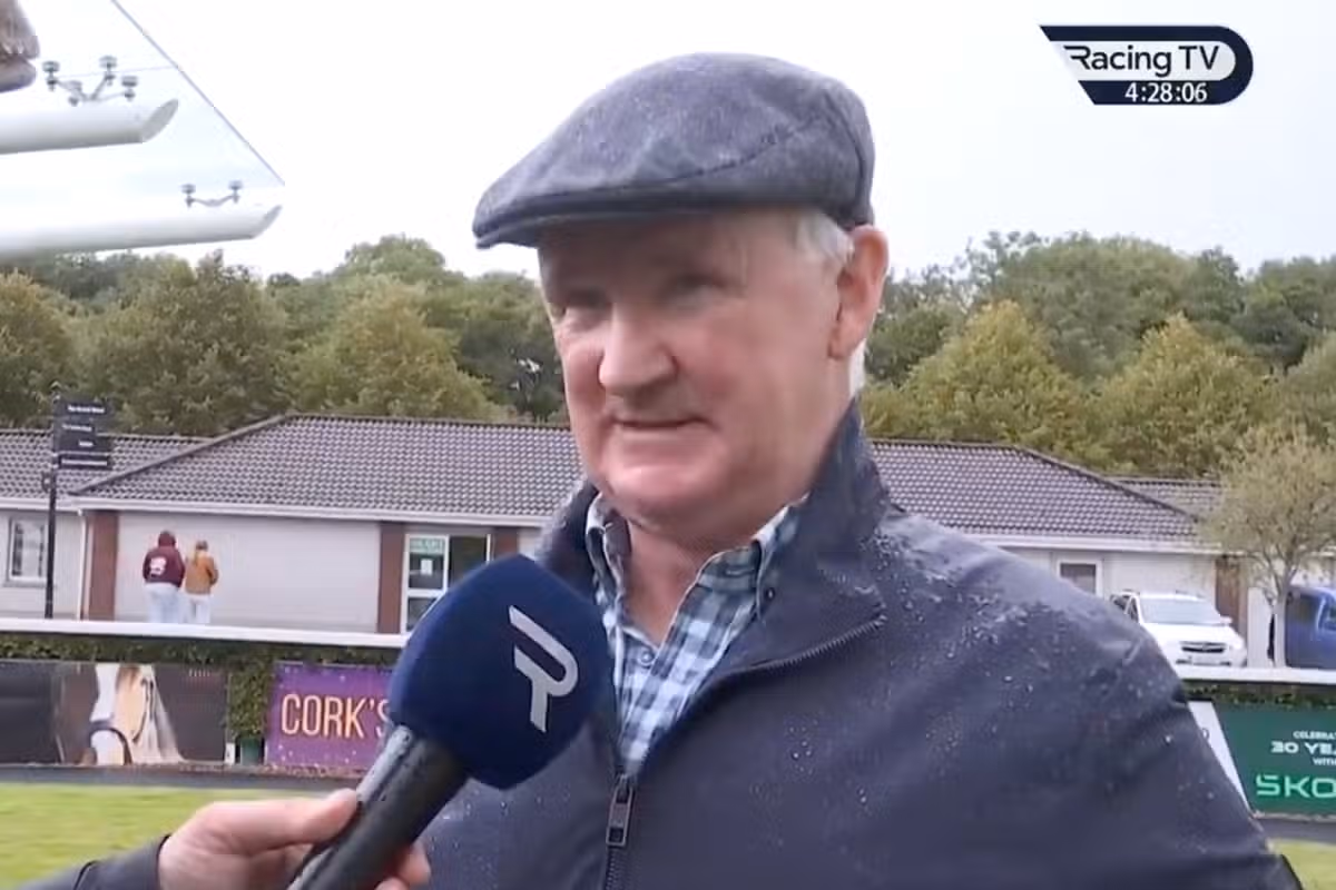 Trainer Michael Byrne at Cork racecourse