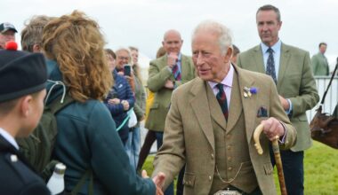 King Charles Attends Mey Highland Games in Scotland With Princess Margaret’s Daughter