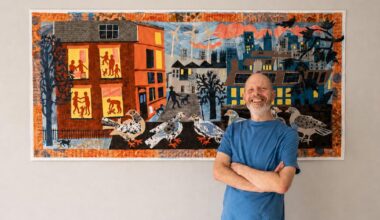 Mark Hearld reimagines Glasgow in new industrial collage