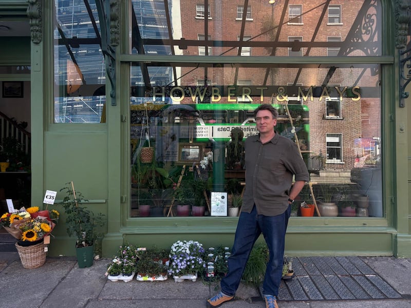 Tycho Mays, who set up the Howbert and Mays garden centres in Dublin, says his business has seen a “huge slow-down in plant sales” since Uisce Éireann implemented a water conservation order in mid-July. Photograph: Stephen Conneely