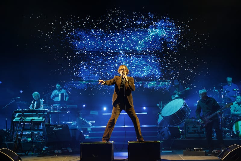 Pulp singer Jarvis Cocker at All Together Now. Photograph: Enda O'Dowd