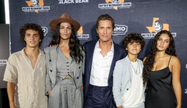 Matthew McConaughey & Wife Camila Make Rare Public Appearance with Their 3 Kids