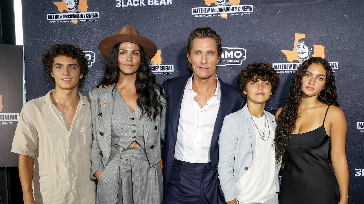 Matthew McConaughey & Wife Camila Make Rare Public Appearance with Their 3 Kids