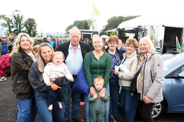Pictured at Bonniconlon Agricultural Show were the Gallagher family and neighbours from Bonniconlon. 	Picture: John O'Grady