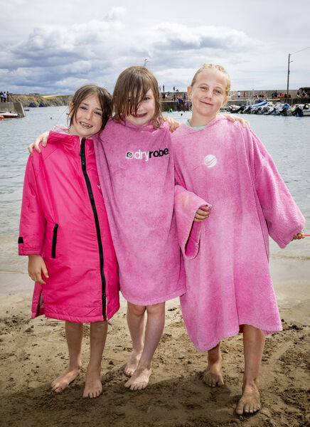  Amara, Sarah and Molly, at Boatstrand for Water Safety Ireland, summer camp. Photo: Joe Evans
