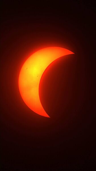 This picture of the Solar Eclipse over Roscommon Town was photographed by Bill Walsh.