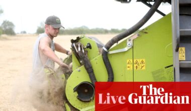 Global food prices hit three-year high as heatwaves and conflict push up cost of crops – business live | Business