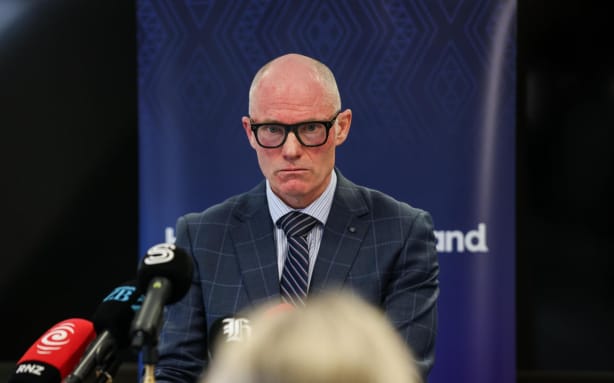 Health New Zealand National Director, Mental Health and Addictions Service Enhancement Phil Grady  speaks at the release of Canterbury's Mental Health Services review after the killing of Laisa Waka Tunidau by Zakariye Mohamed Hussein.