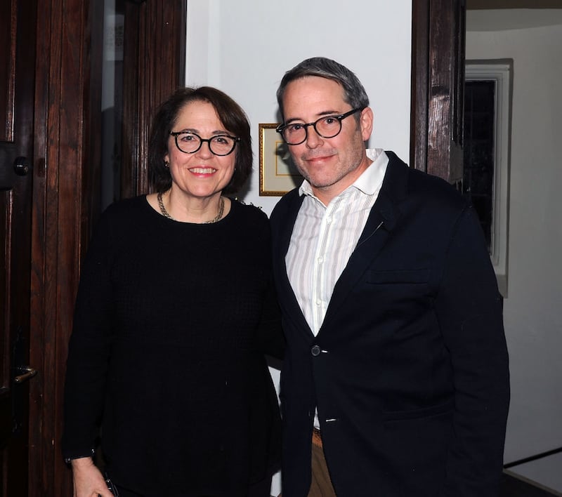 Rev Janet Broderick Rev Janet Broderick with her brother, Matthew Broderick, in 2018. Photograph: Bobby Bank/Getty Images