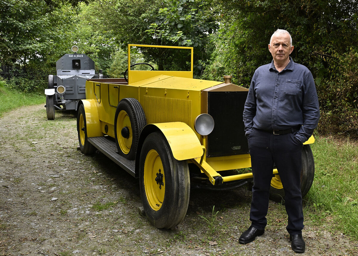 Tim Crowley outside the Michael Collins Centre Museum. Picture: Martin Walsh.