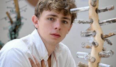 Sculptor Murrough O’Donovan has five pieces of work in exhibition at Seanua 26, as part of this year's Skibbereen Arts Festival which continues until Sunday August 2. Picture: Larry Cummins