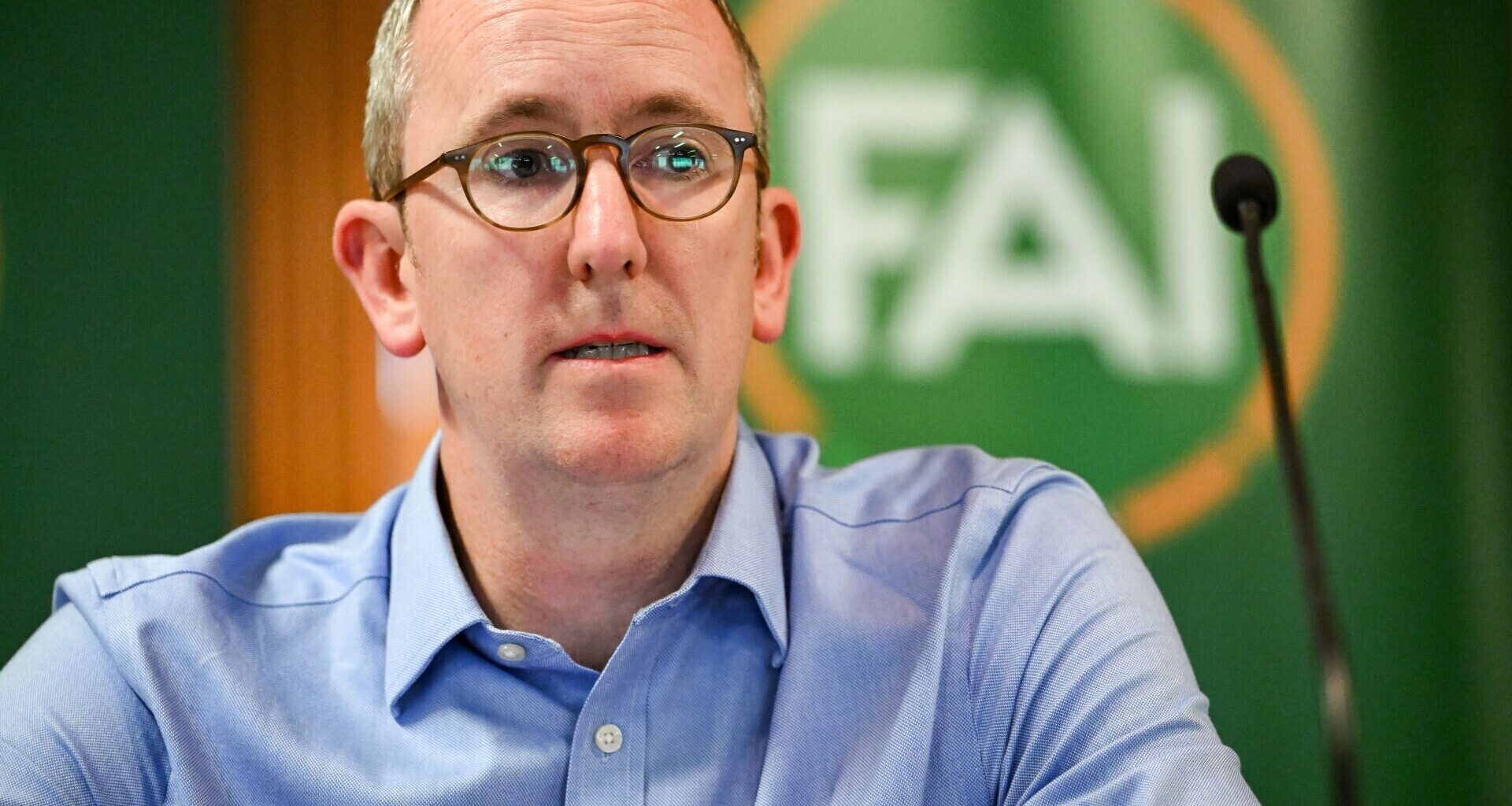 A summary of FAI CEO David Courell's call states: 'FAI notes that.... there are multiple ways in which to disrupt/protest the game, and that a security failure around October 4 would reflect badly on it and on the State'. File picture: Stephen McCarthy/Sportsfile