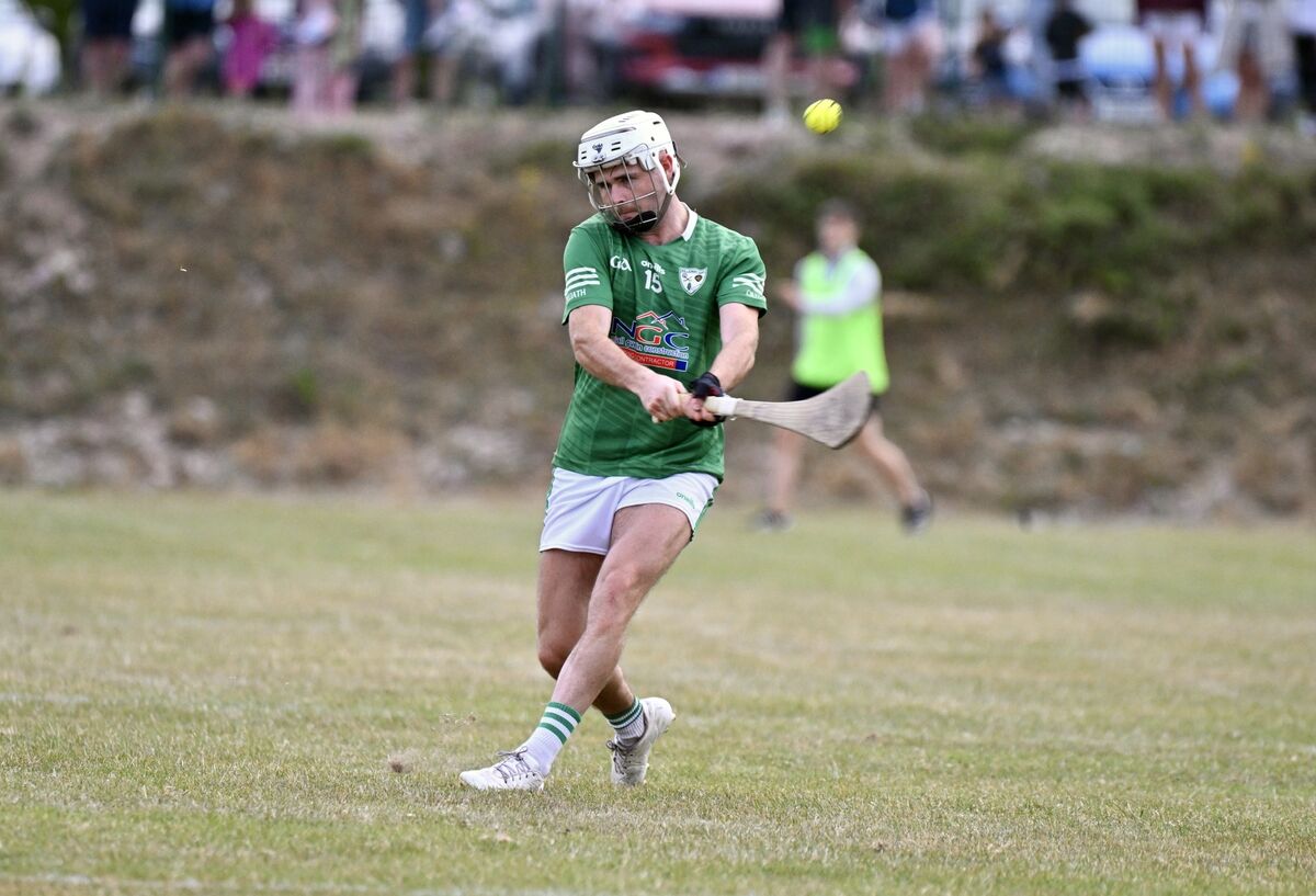  Dylan McCarthy scores a point from a free for Killeagh. Picture: Larry Cummins