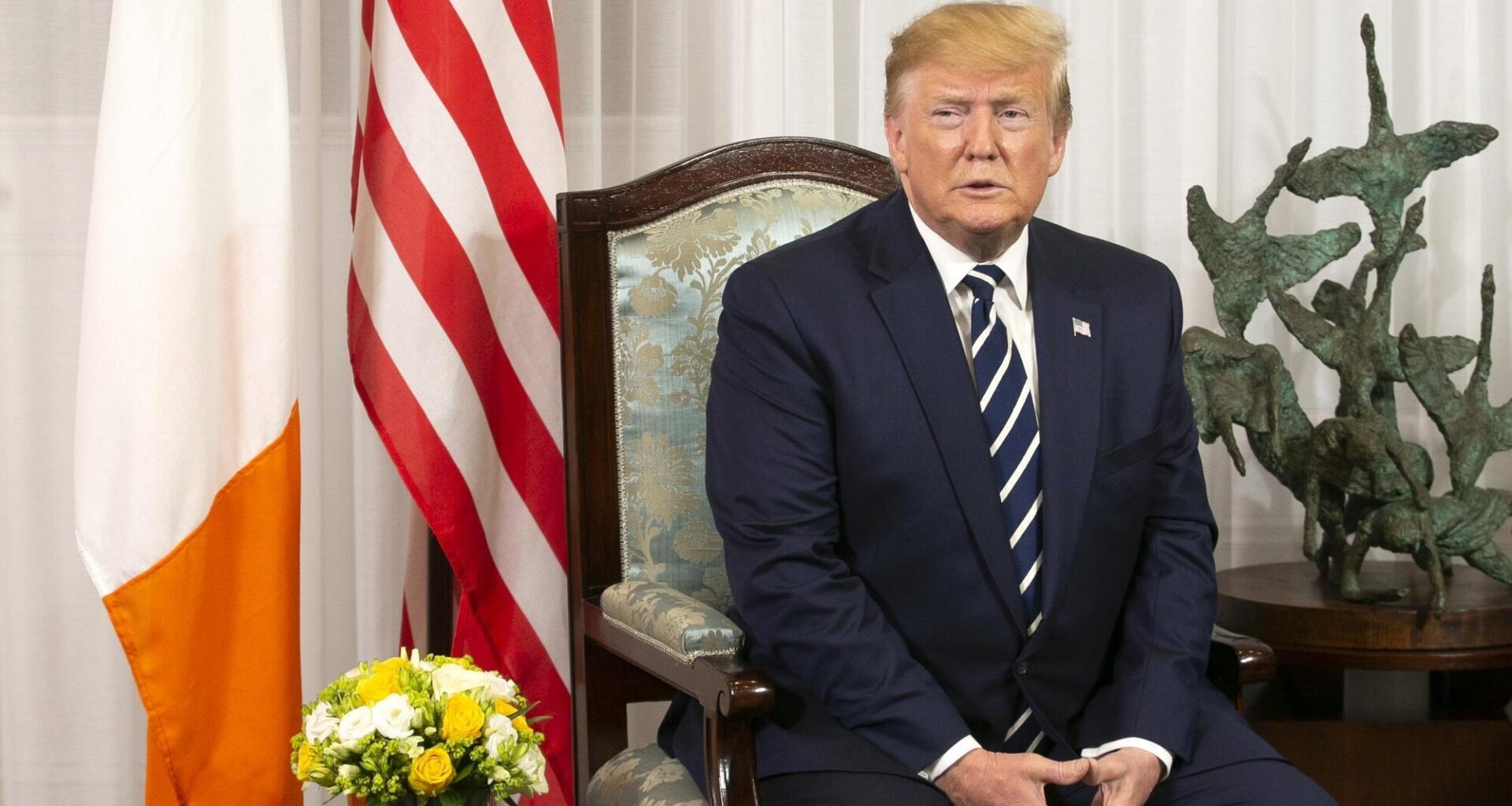The last visit of a sitting US president to Ireland was by Joe Biden in 2023 to mark the 25th anniversary of the Good Friday Agreement. File Picture: Sam Boal/Rollingnews.ie
