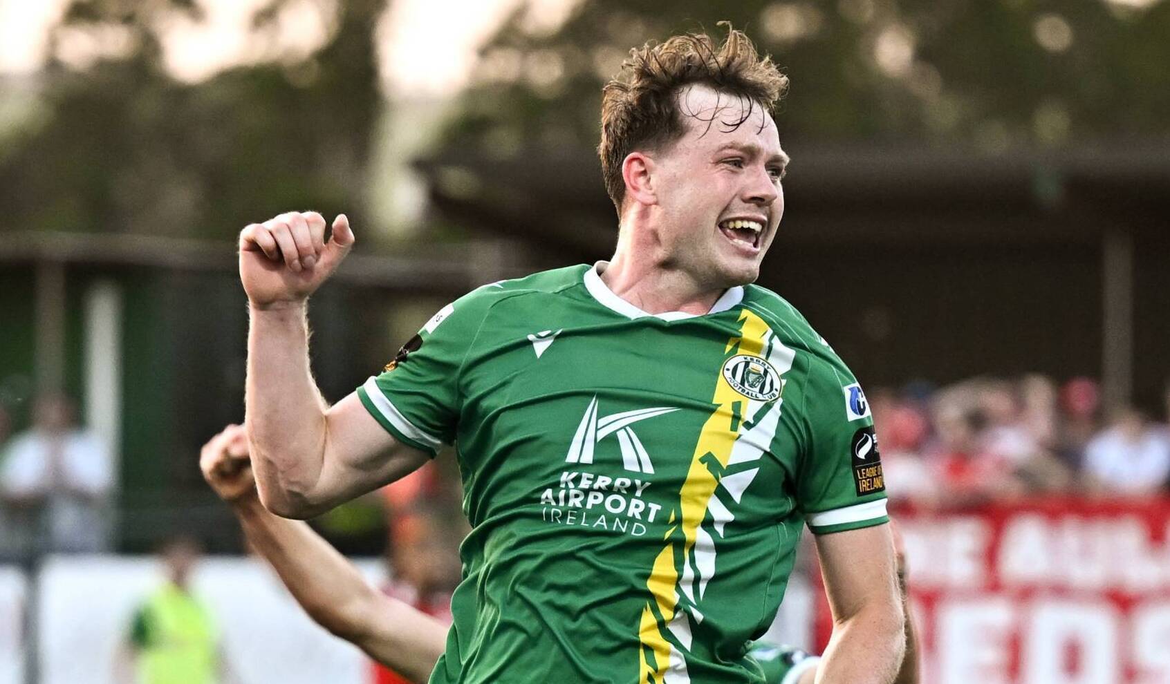 Cian Murphy scored twice for Kerry against Cobh Ramblers. Pic: David Fitzgerald/Sportsfile