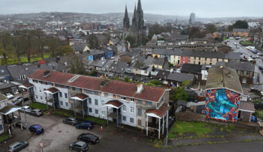 The O’Byrne flats on St Finbarr’s Rd. The three-storey 1960s maisonette balcony flats were pioneered by the city’s then architect, Éamon O’Byrne. Of the city’s currently occupied 160-or-so O’Byrne flats, 90 of them are in Togher. Picture: Larry Cummins