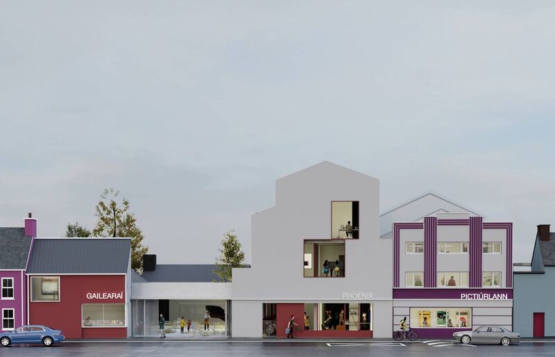An image of the proposed plans for Phoenix Cinema in Dingle