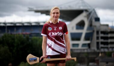 MOTHER'S DAY: Galway's Shauna Healy is ready for the All-Ireland camogie final. Pic: ©INPHO/James Crombie.