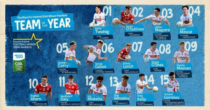 TEENAGE STARLETS: The Electric Ireland minor football team of the year for 2026.