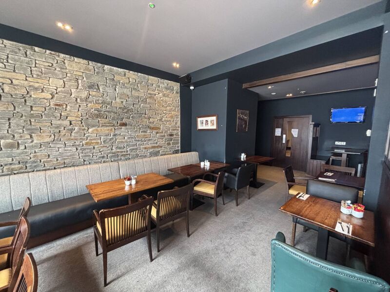 The interior of the Model Farm Bar and Bistro.