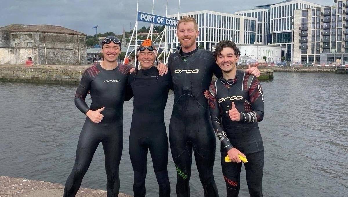 Four friends complete ambitious 81km River Lee swim in just nine days