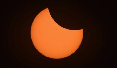 The partially eclipsed Sun photographed from Jackson Hole, Wyoming, USA on August 21, 2017. The Sun will be nearly 98% eclipsed by the Moon from the southwest of Ireland on August 12, 2026. Picture: Peter T. Gallagher (DIAS Dunsink Observatory)