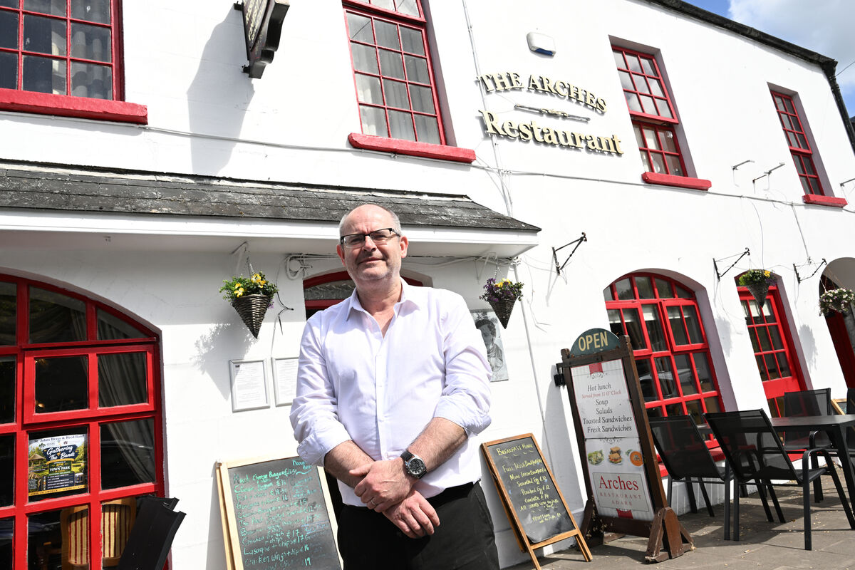 John O'Connell at The Arches Restaurant in the village of Adare, Co Limerick. Picture: Larry Cummins