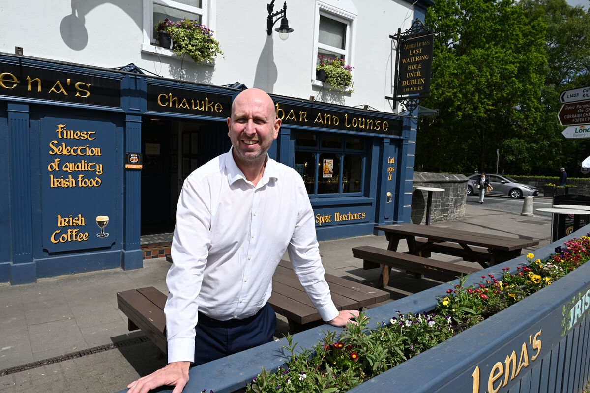 Rod Brosnahan, manager at Aunty Lena's / Charlie Chawke Bar in the village of Adare, Co Limerick. Picture: Larry Cummins