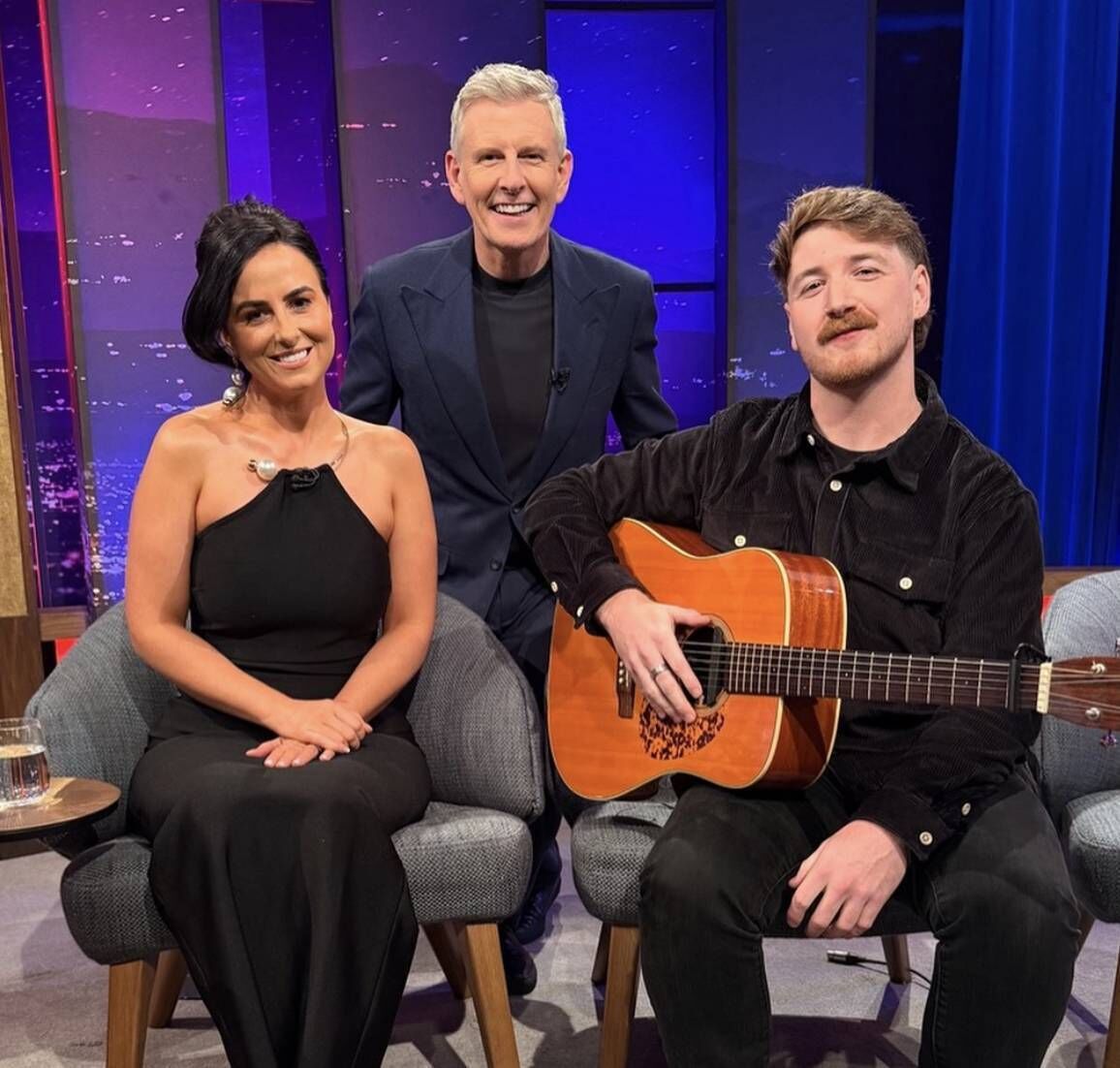 Lisa McHugh on the Late Late Show in 2025.
