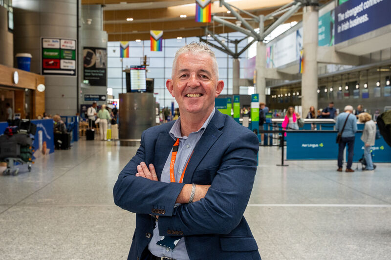 Derek Murphy, Operations Manager for Cork Airport on behalf of OCS (One Complete Solution). Picture: Noel Sweeney