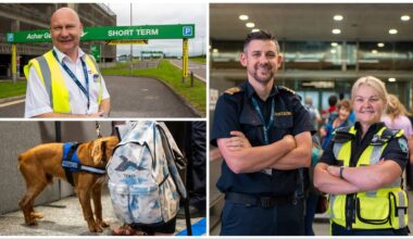 Some of the staff behind the scenes at Cork Airport. Pictures: Noel Sweeney