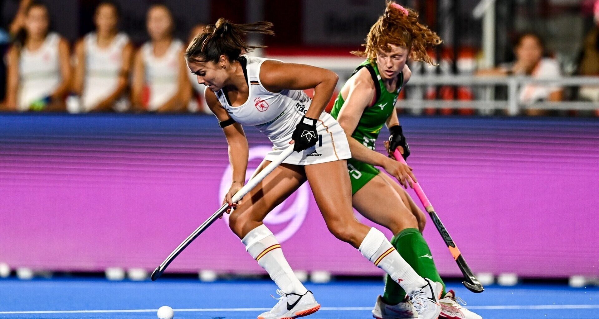 Ireland had a tough 3-2 defeat to Spain in their opening match of the FIH Women's Hockey World Cup. Pic: Ben McShane/Sportsfile