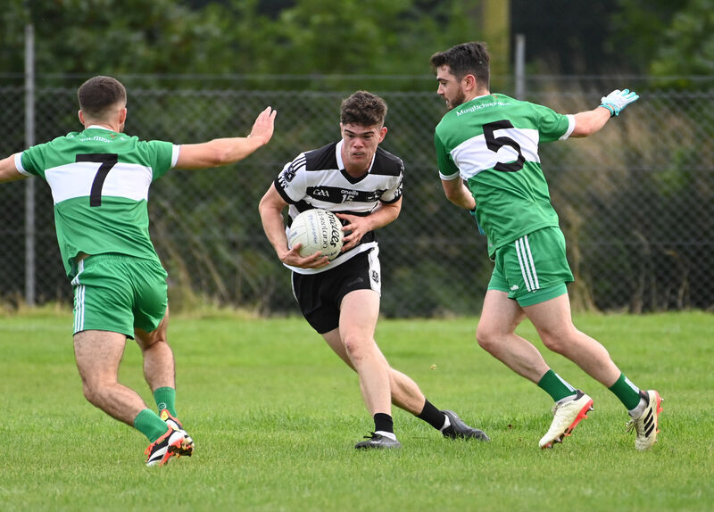 Castletownbere's Fintan Fenner finished with 0-11 in their defeat to Kiskeam. Picture: Eddie O'Hare